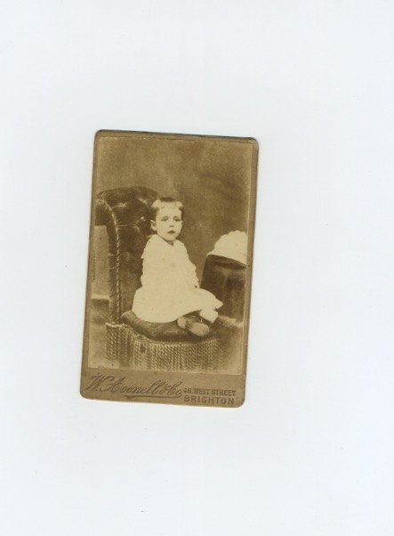 Small child on a chair, Brighton