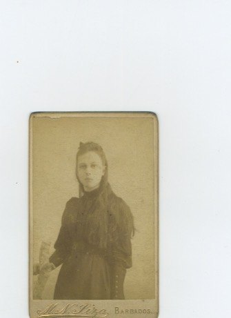 Girl with long hair, Barbados